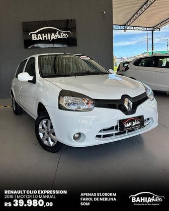 RENAULT CLIO 1.0 EXPRESSION 16V FLEX 4P MANUAL